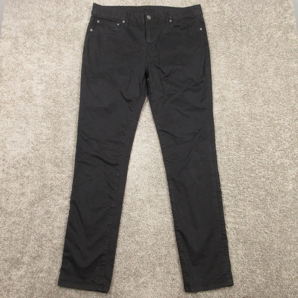 American Eagle Pants Mens 34x34 Black Flex Slim Straight 5 Pocket Jeans Stretch